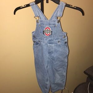 Denim overalls